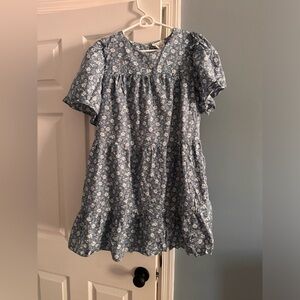 Tuckernuck Hyacinth House blue floral dress size Large